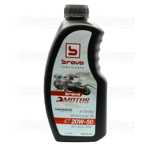 BRAVA MOTUS SAE 20W50 4 TIEMPO MINERAL 946ML