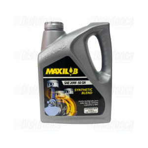MAXILUB SAE 20W50 SYNTHETIC BLEND GALON (4X3.79LTS)