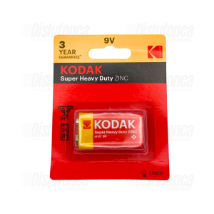 KODAK HD ZINC 9V X1 CUADRADA