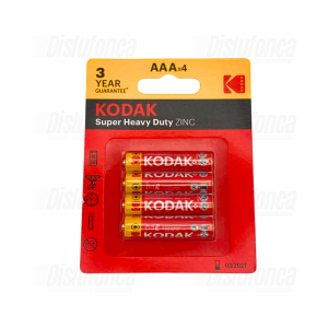 KODAK HD ZINC AAA BLISTER X4