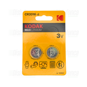 KODAK MAX LITHIUM CR2016 X2