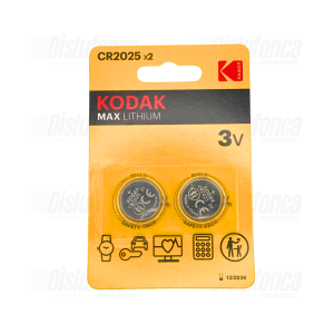 KODAK MAX LITHIUM CR2025 X2